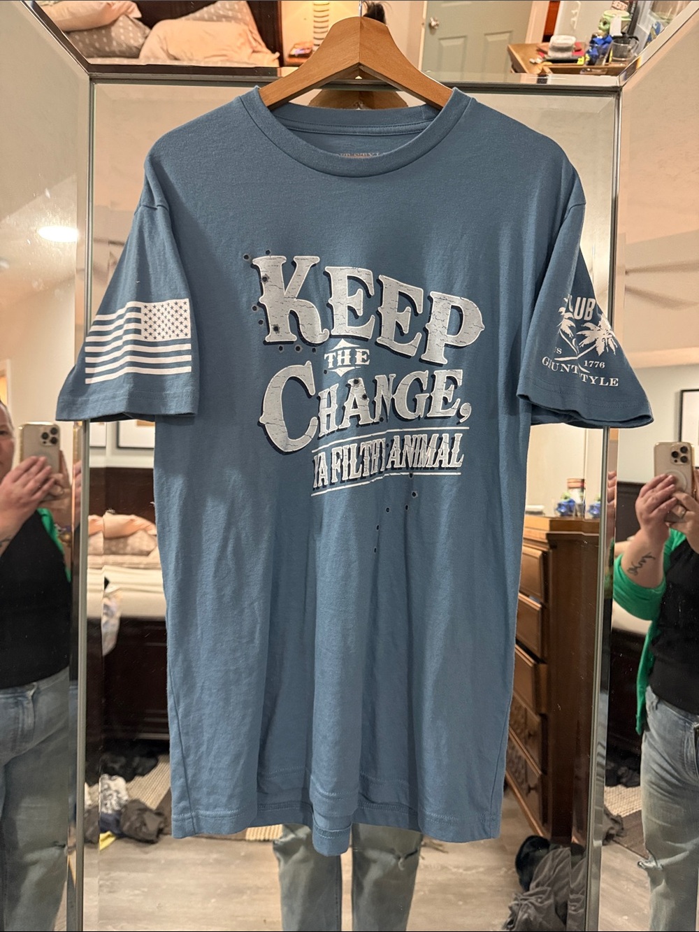 Grunt Style - Keep the Change Graphic Tee - Blue